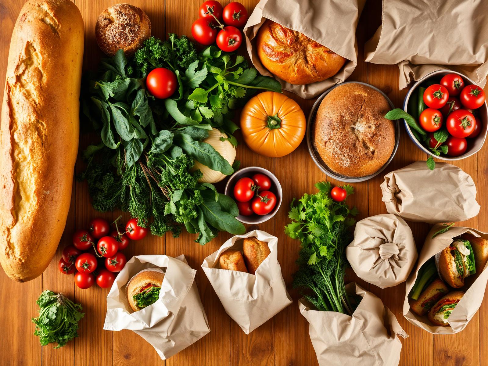 Fresh rescued food